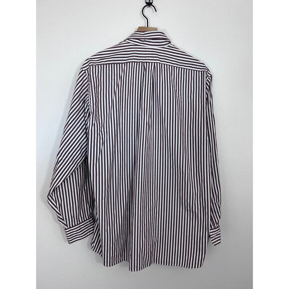Austin Reed Vintage Stripe Pinpoint Oxford Shirt Men’s 16.5 35 - Picture 3 of 4